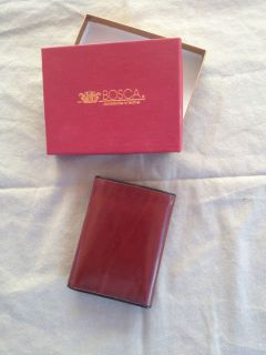 Bosca Old Leather Cognac Trifold Wallet