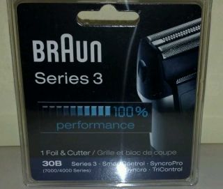 Braun 30B Series 3 replacement foil & cutter 7000/4000 Series NEW IN 