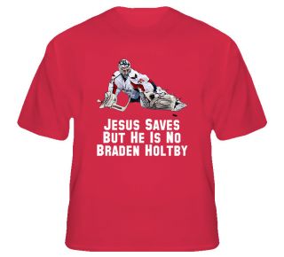  Braden Holtby Washington Hockey Goalie T Shirt