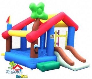 New My Little Playhouse Inflatable Bounce House Bouncer Slide