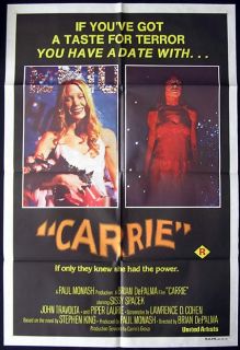 carrie 1976 directed by brian de palma starring sissy spacek piper 