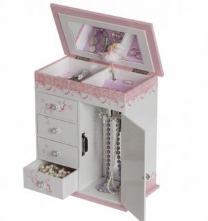Musical Twirling Ballerina Jewerly Box by Mele Co