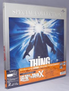 Japan 2 LD BOX The Thing John Carpenter, Kurt Russell Making & Behind 