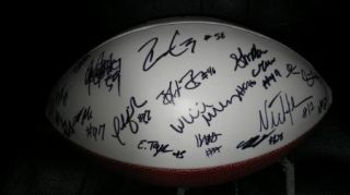 2012 Arizona Wildcats team signed football  CERTIFICATE   PROOF 