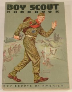 Boyscout Handbook 6th Edition 7th Printing 1965 Norman Rockwell Cover 