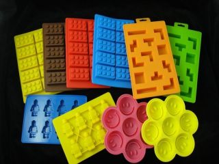   Smile Ice Block Jelly Chocolate Brick Tray Mold Maker Mould