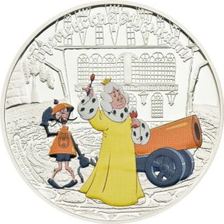   Islands 2011 5$ Town Musicians of Bremen 1oz King Silver Coin