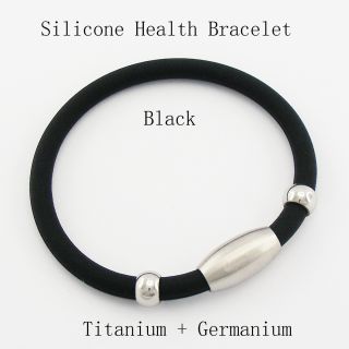 Silicone Health Bracelet Germanium Titanium Anoin Power Energy Sports 