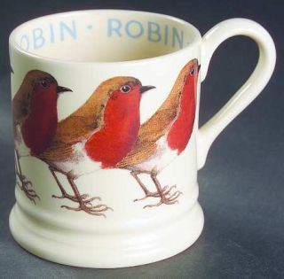 manufacturer emma bridgewater pattern birds piece mug robin size 3 3 4 