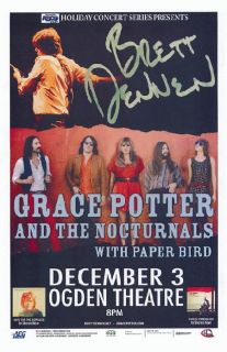 Brett Dennen Grace Potter Denver 2009 Concert Poster