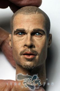 CUSTOM Brad Pitt FIGHT CLUB Tyler Durden + SUNGLASSES head sculpt 