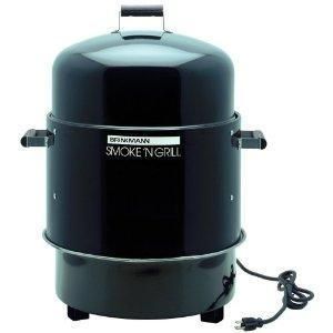 Brinkmann 810 5290 4 SmokeN Grill Electric Smoker and Grill Black 