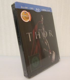 Thor Müller Exclusive Blu Ray DVD Embossed Steelbook RARE New SEALED 