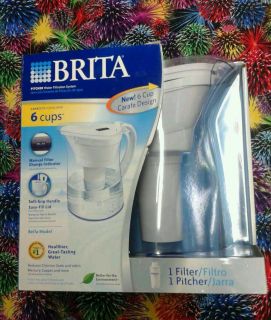Brita 6 Cup Pitcher Water Filtration with Filter New