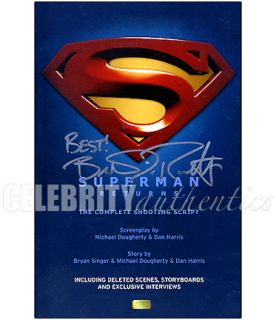 Brandon Routh Autographed RARE Superman Returns Script