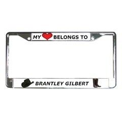BRANTLEY GILBERT LICENSE PLATE FRAME Want another singer Email us well 