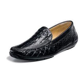 Brass Boot Prato Mens Black Leather Slip on Dress Shoe 93379 001 