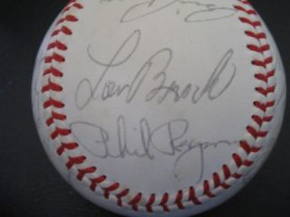 Chicago Cubs White Sox Greats 1981 Oldtimers Game Team Signed Ball 21 