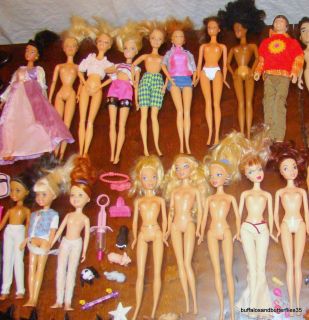 Huge Huge Huge Barbie Bratz Lot Dolls Furniture Tons Accessories 