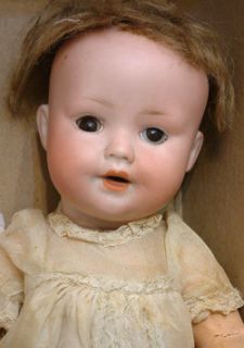 Precious Pair Antique German Bisque Baby Dolls Dream Baby Mystery Baby 