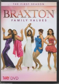 Braxton Family Values Season 1 DVD 3 Disc Set Toni Braxton