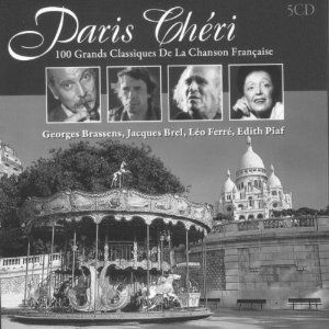 100 Classic French Songs 5CD Piaf Brassens Brel Ferre