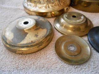   of Solid Brass & Brass Plated Pressed Metal Lamp Bases Spacers Breaks