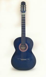 NEW Hand Made Mexican Classical Guitar (Blue) Paracho Michoacan 