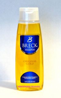 Breck Original Gold Shampoo Enriched with Vitamins 14 oz VHTF