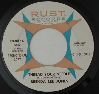 Brenda Lee Jones Youre The Love of My Life VG Rust Northern Soul 1st 
