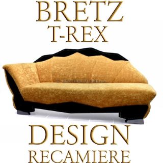 Bretz Recamiere Mit Original Bretz Stoff Sofa T Rex Gelb Schwarz 