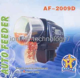 automatic manu al aquarium fish food feeder timer lcd from