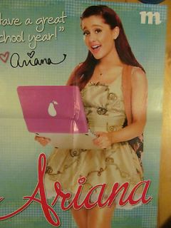 ariana grande justin bieber great fold out poster time left
