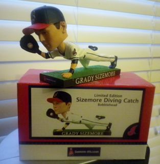 Limited Edition Grady Sizemore Diving Catch Bobblehead