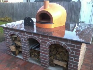 Mobile Wood Fired Brick Pizza Oven Made in USA