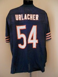 New w Flaws Brian Urlacher 54 Chicago Bears Mens Large L Jersey 15FB 