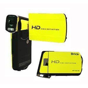 Brica Waterproof 1280x720p HD Digital Pocket Camcorder 10MP CCD Camera 