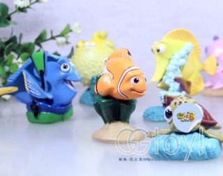 Pixar Disney Store PVC Finding Nemo Playset Figure Cake Toppers
