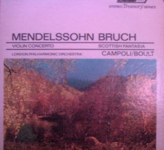 Campoli Bruch Mendelssohn ffrr London Decca UK LP