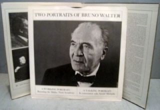 Bruno Walter in Memoriam 1876 1962 Mahler Orig 1962 Columbia 3 Record 