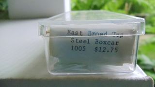 Funaro Camerlengo East Broad Top Steel Boxcar Kit 1005