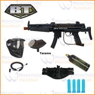 BT Delta Tactical Paintball Marker Gun Sniper Remote Coil Package 