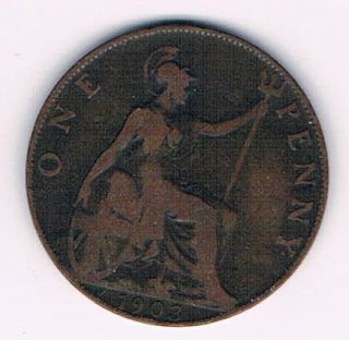  1903 Great Brittain One Penny