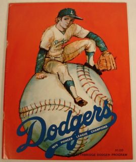 Lethbridge Los Angeles Dodgers 1980 Program Greg Brock