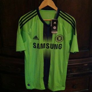 AUTHENTIC CHELSEA SOCCER FOOTBALL SHIRT SIZE S NEW WITH TAGS ADIDAS 