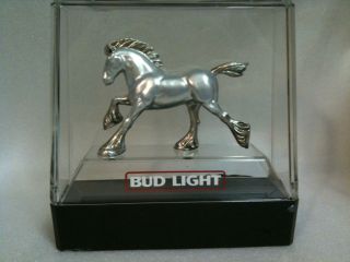 Bud Light Budweiser Clydesdale Horse Display Case 1982