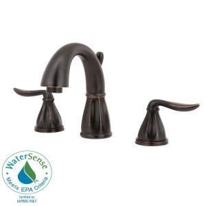   in Widespread 2 Handle High Arc Bathroom Faucet in Tuscan Bron