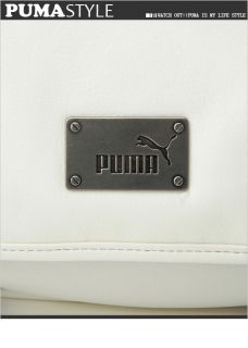 Brand New PUMA Bobbin Shoulder Messenger Bag in White(06960102)