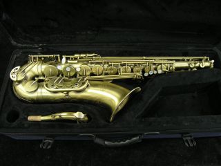 Buffet 400 Series Professional Dark Matte Finish Tenor Saxophone Great 
