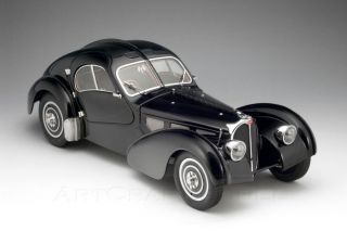 1938 Bugatti 57 SC Atlantic CH 57591 Black 1 18 CMC M 085